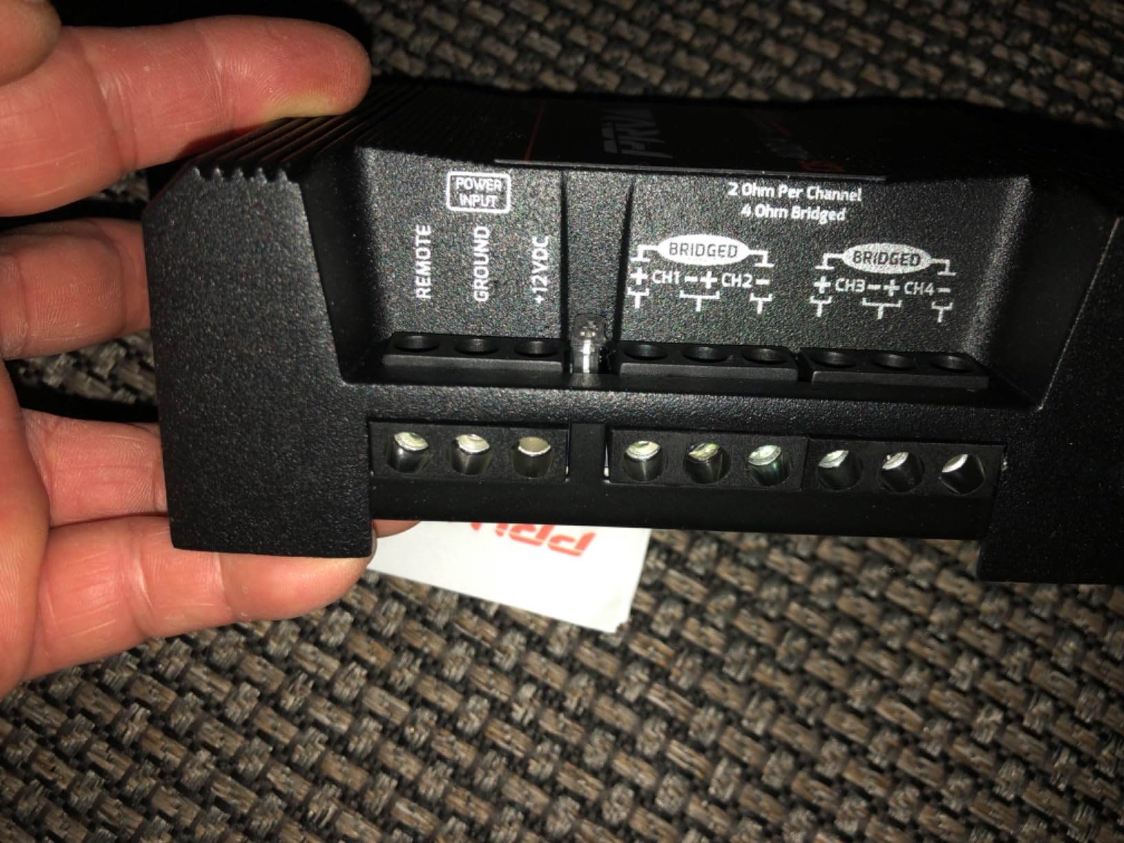 PRV Audio QS400.4 2 Ohm Mini Compact 4 Channel Car Audio Amplifier 4 x 100 Watts RMS at 2 Ohm - 400 Watt Amp Stereo 12 Volts Amp Class D Full Range Bridgeable customer photo 2