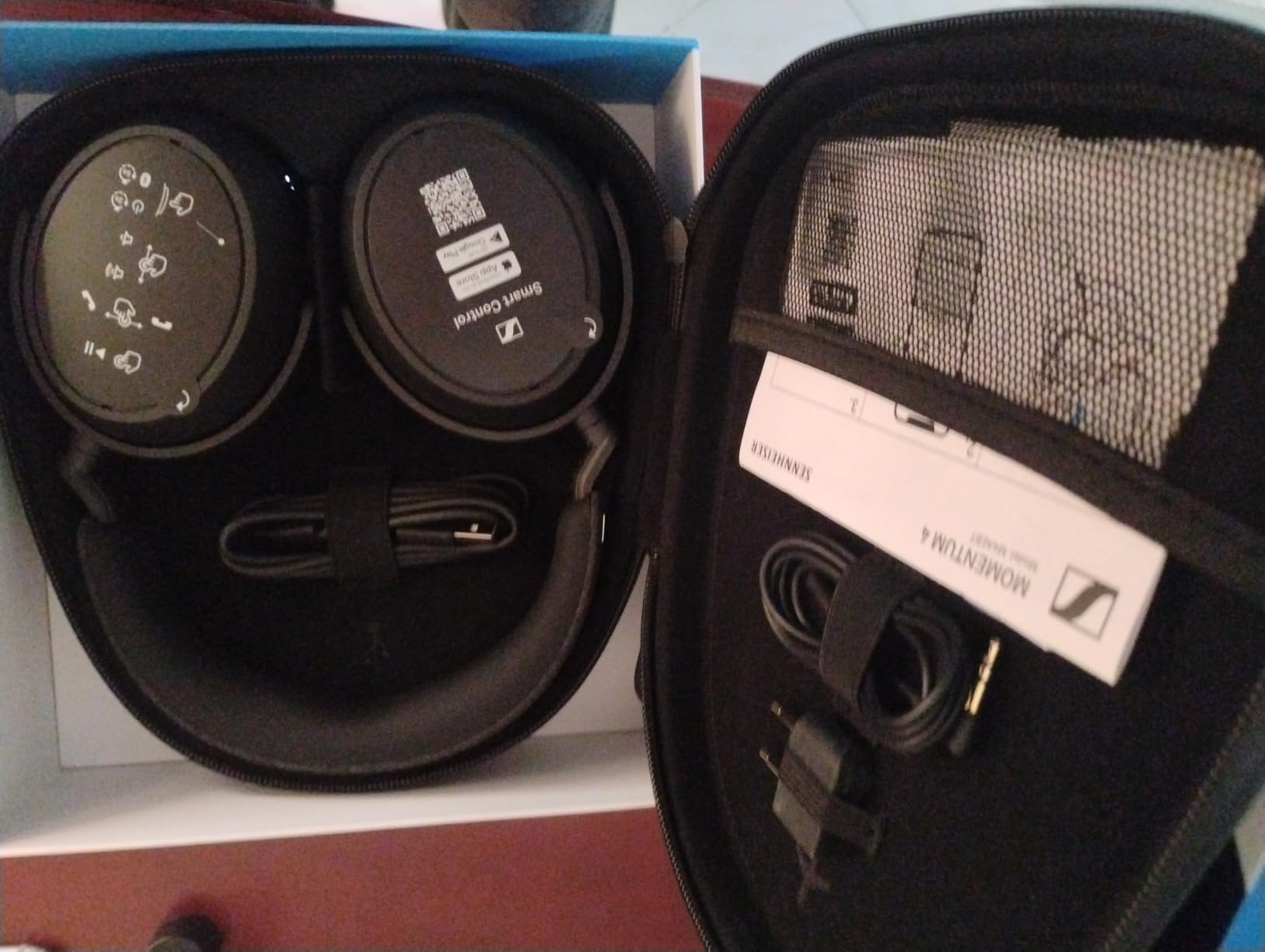 Sennheiser Momentum 4 Wireless Headphones, ANC, 60 Hr Battery, Black/Copper customer photo 1