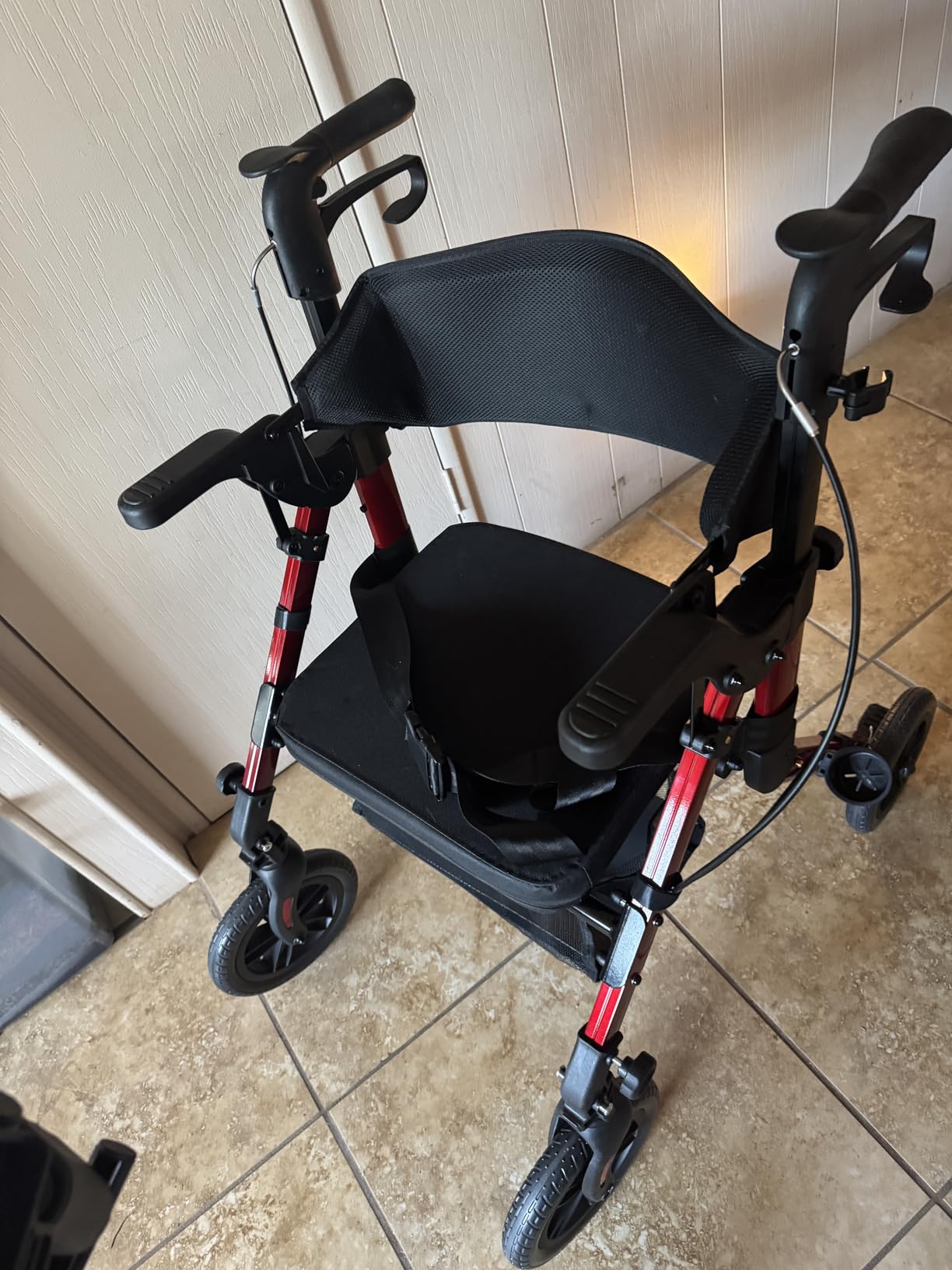 VOCIC Z51 Walker for Seniors, 2 in 1 Walker Wheelchair Combo, All Terrain customer photo 2