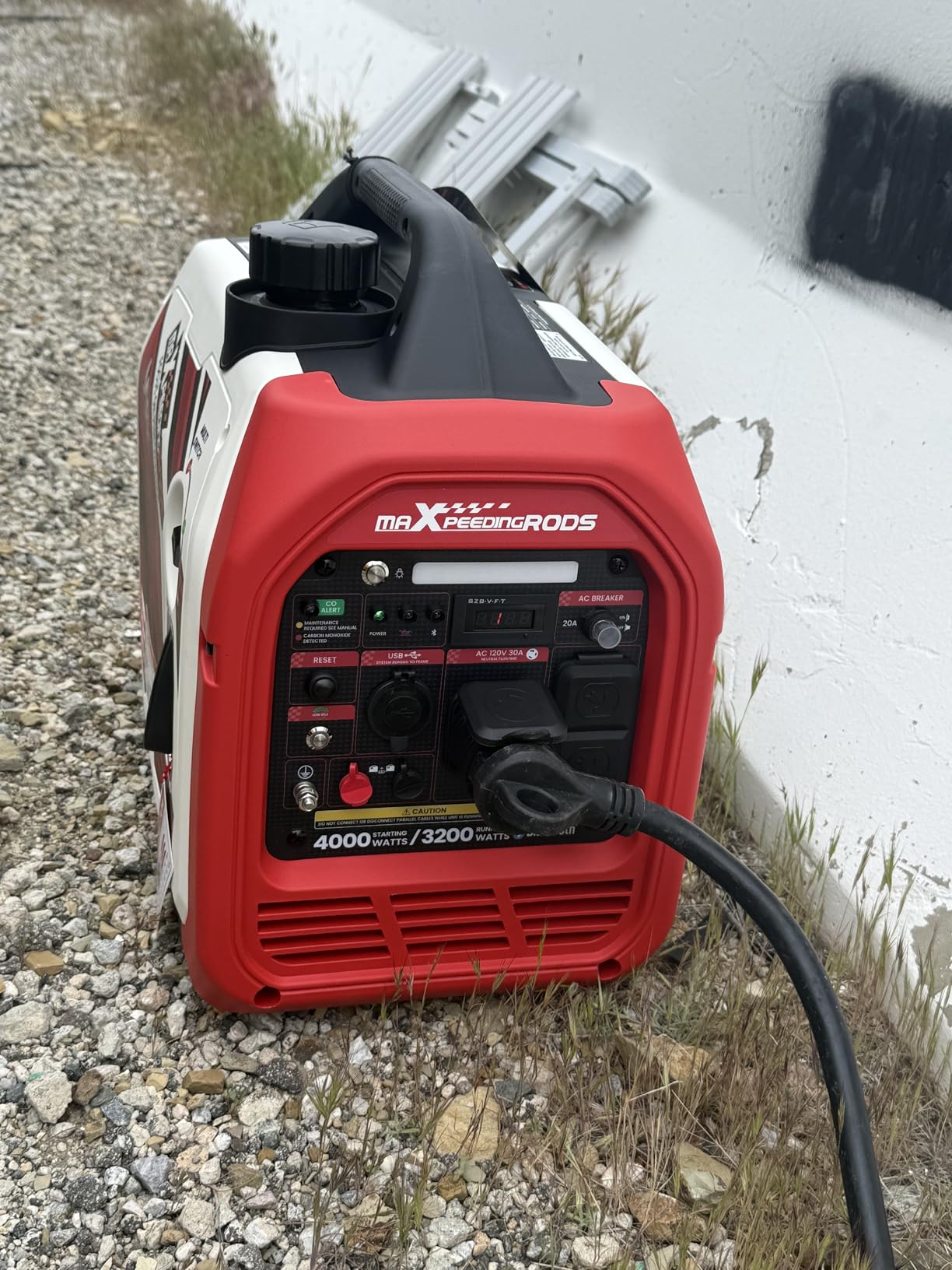 maXpeedingrods 4000 Watt Inverter Generator, Bluetooth® App Data Monitor customer photo 1