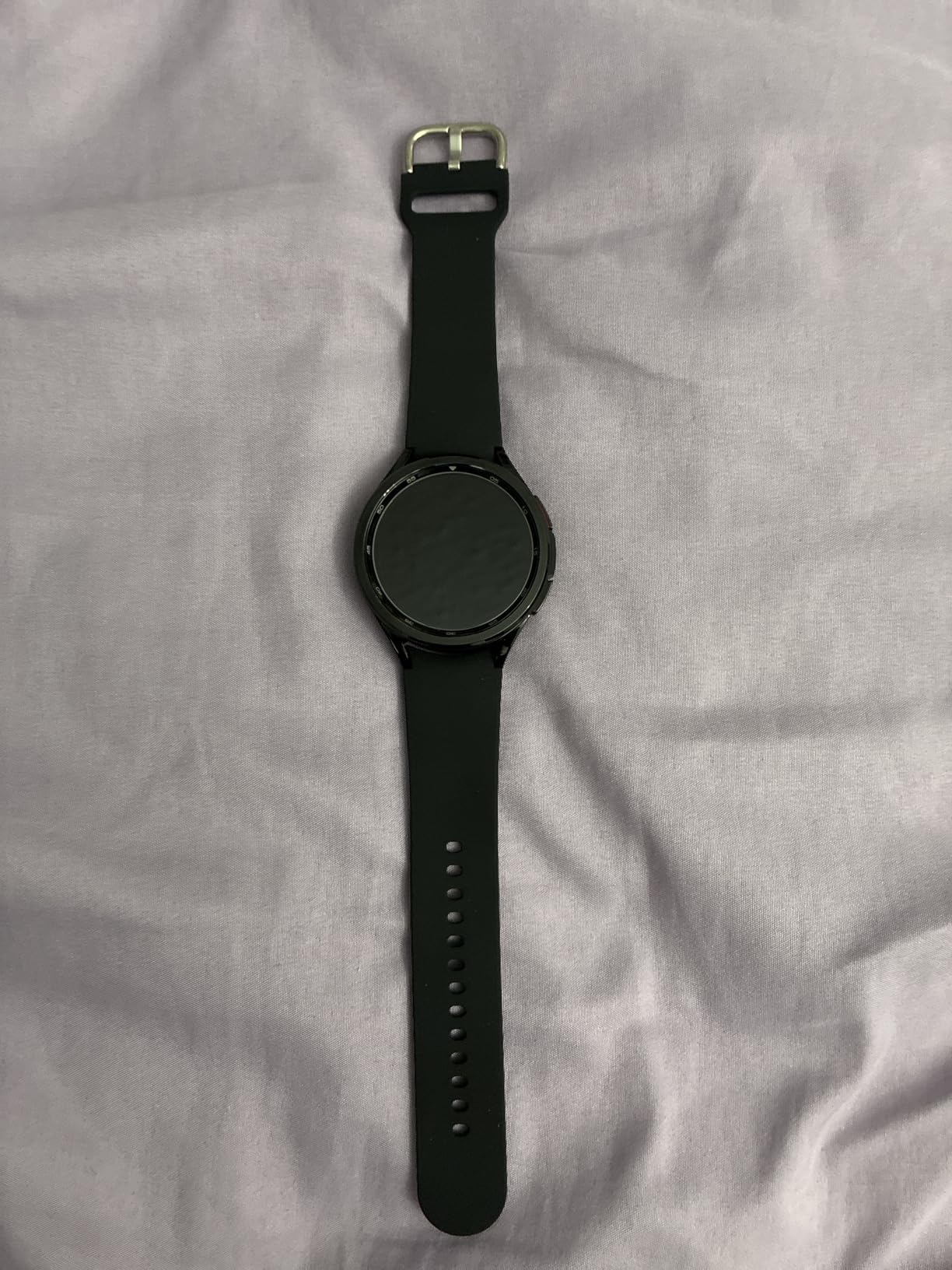 SAMSUNG Galaxy Watch 6 Classic 47mm Bluetooth Smartwatch, Rotating Bezel, Fitness Tracker, Personalized HR Zones, Advanced Sleep Coaching, US Version, Black (Renewed) customer photo 2