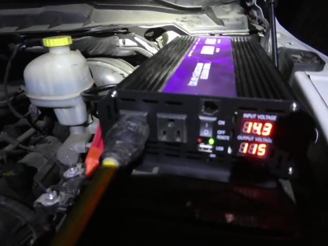 3000W Power Inverter 12V DC to 110V/120V AC Converter, 6000W Peak RV Use customer photo 2