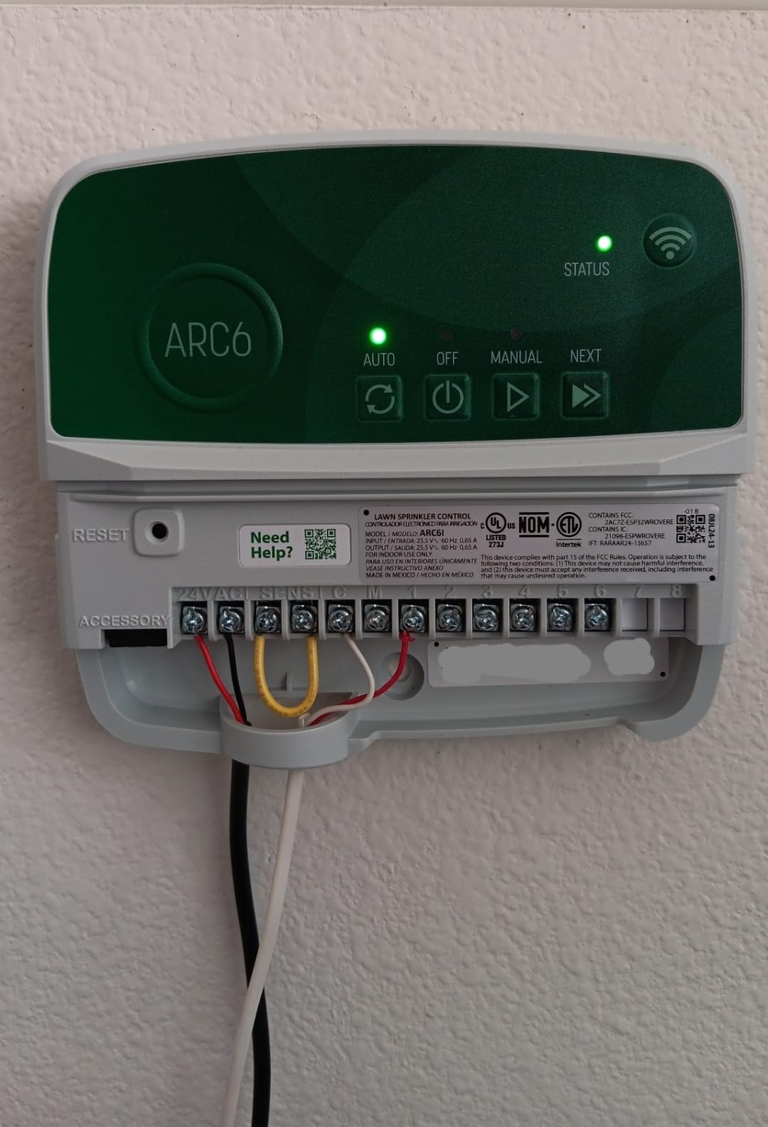 Rain Bird ARC6 Irrigation Controller, Smart WiFi, Indoor, 6-Station customer photo 1