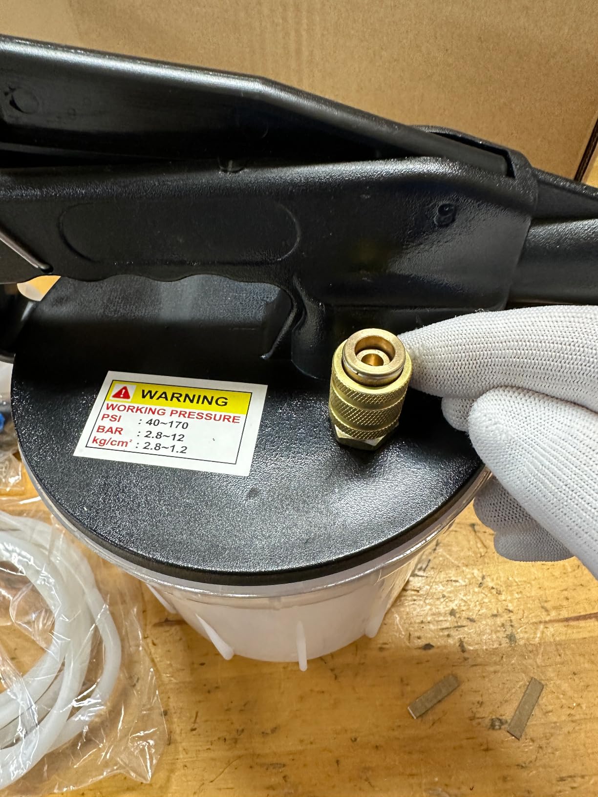 3L Brake Bleeder Kit, One Person Vacuum Brake Fluid Bleeder Kit customer photo 1