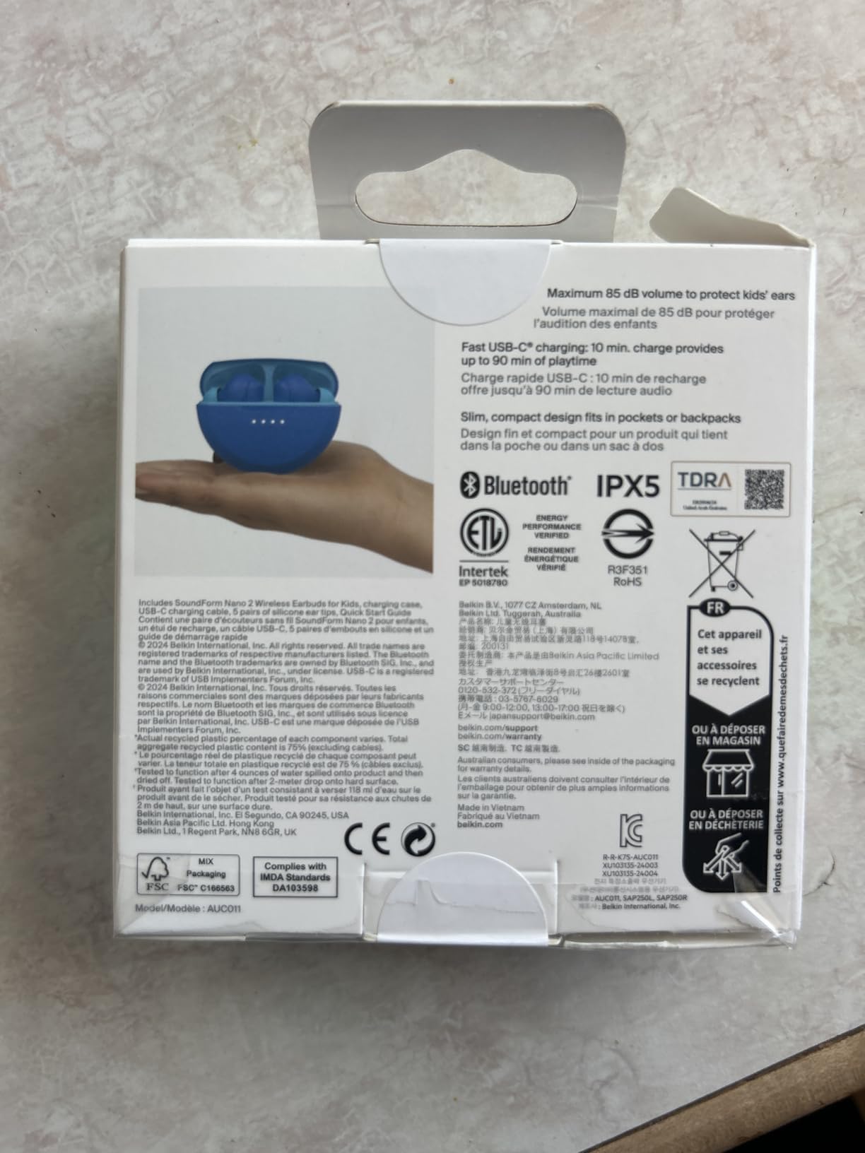 Belkin SoundForm Nano 2 Kids True Wireless Earbuds customer photo 1