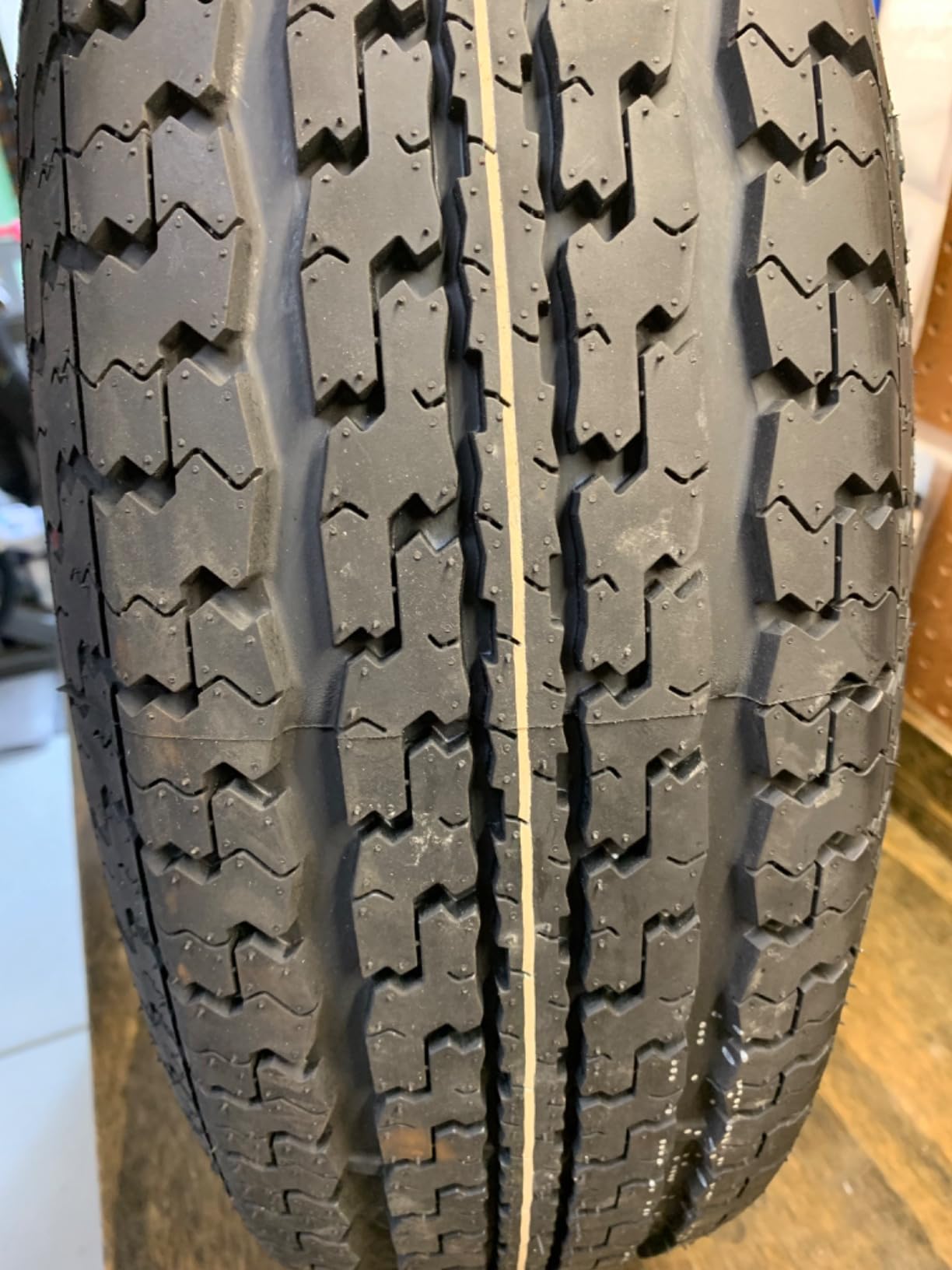 Free Country Trailer Tire Wheel ST235/80R16 10-Ply E 124N 8X6.5 White Spoke customer photo 1
