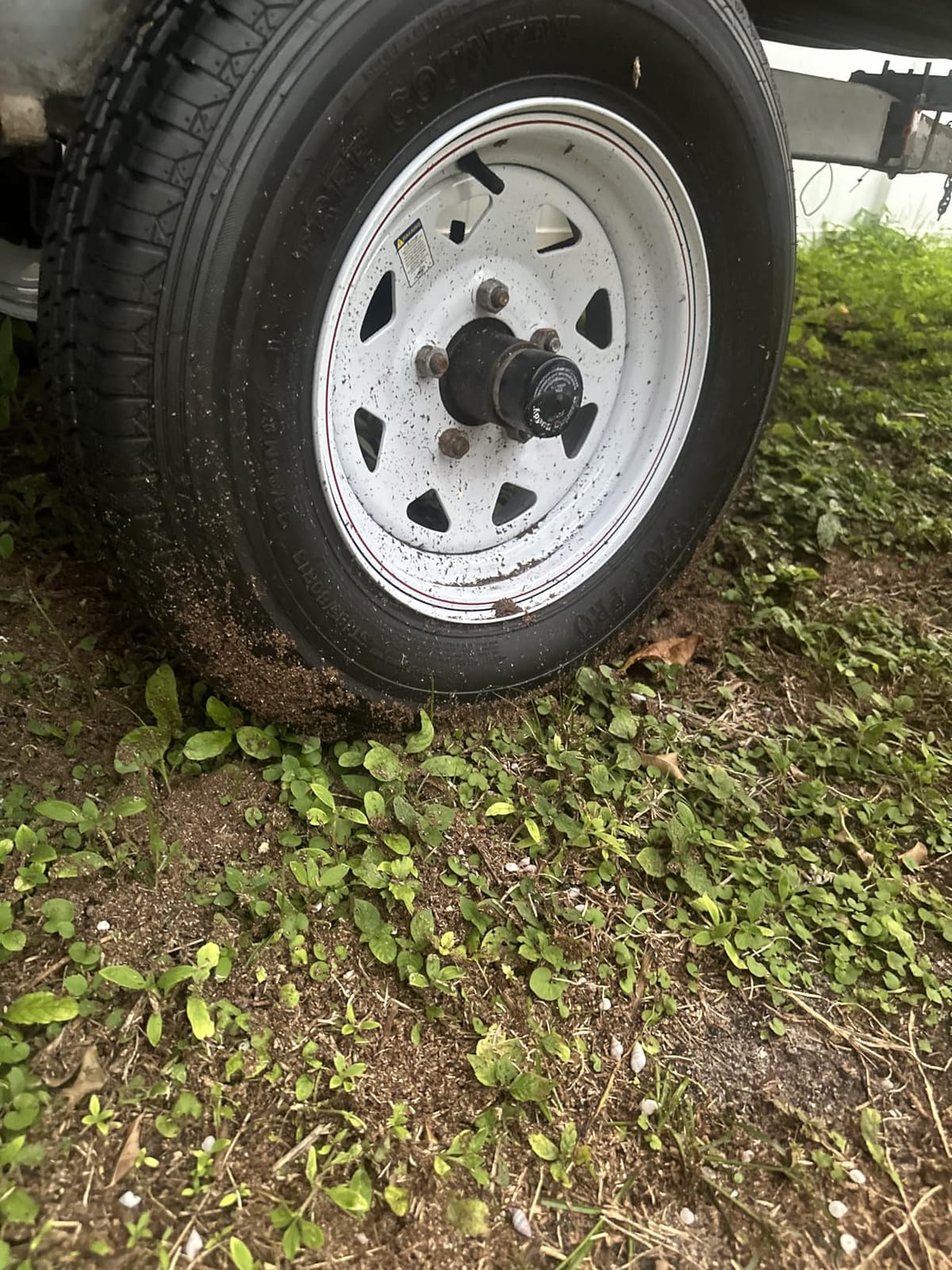 Free Country Trailer Tire Wheel ST235/80R16 10-Ply E 124N 8X6.5 White Spoke customer photo 2