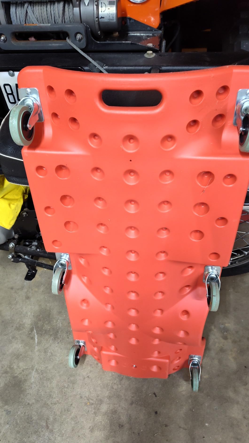 Auto Dynasty 40 in Low-Profile Under-Car Rolling Mechanic Creeper, Red customer photo 1