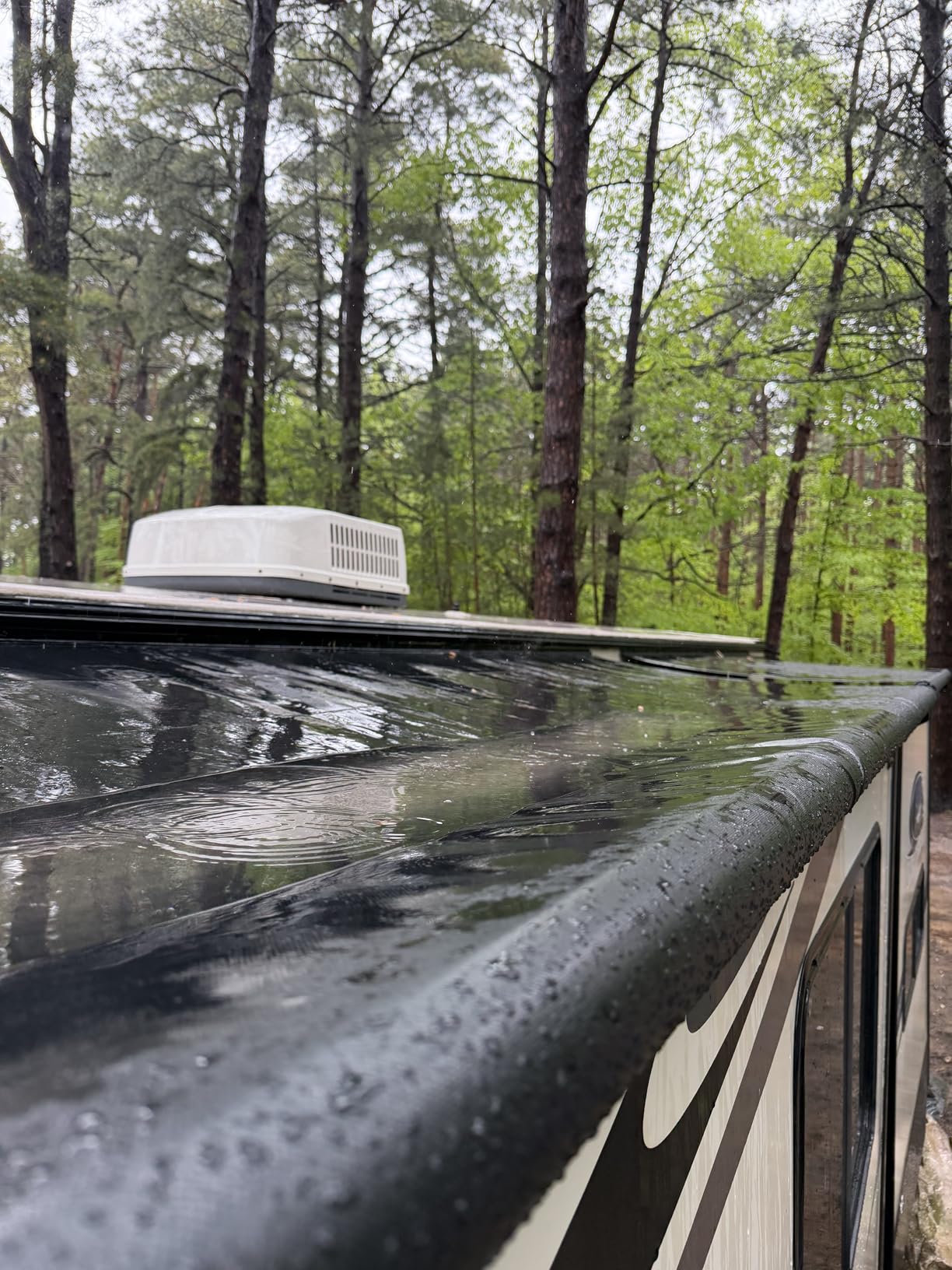 RV Slide Out Awning Kit - Modular Camper Slide Topper for 5th Wheels, Travel Trailers and Motorhomes - Black, 7'9'' (7'1'' Fabric) customer photo 2