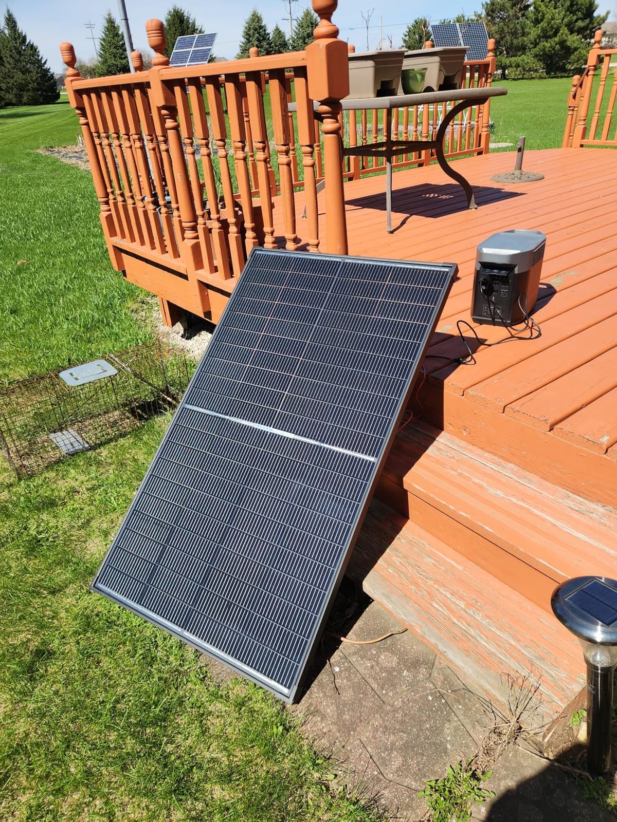 N-Type 16BB 200W Bifacial Solar Panel, 200 Watt Solar Panel for 12V Battery Systems, 25.6% High Efficiency, Dual-Module Parallel Anti-Shade Design, for RV Van Marine Home Rooftop Off-Grid customer photo 1