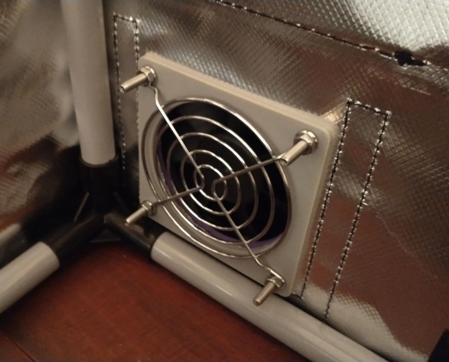 Laser Engraver Integrated Enclosure with LED Light, Fireproof and Dustproof Protective Cover 28.3 * 28.3 * 15.7, Exhaust Fan 4000RPM and Pipe, Against Smoke Odor and Noise Eye Protection-Black customer photo 2