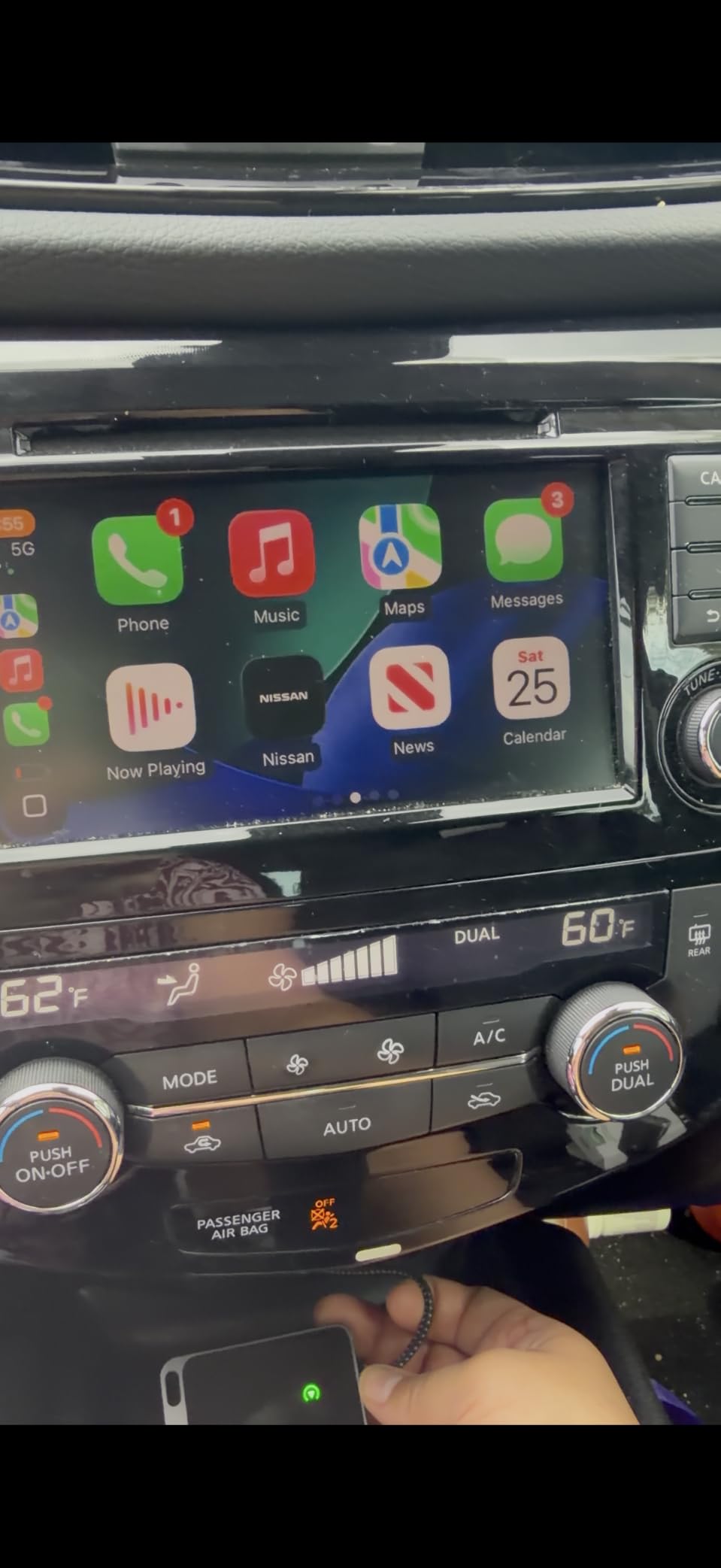 Jemluse Wireless CarPlay Adapter for Apple iPhone - Multi-User Seamless Connection for Convert Wired to Wireless Car Play Adapter - No Latency from iOS 10+ to Screen w/USB C (Gray) customer photo 2