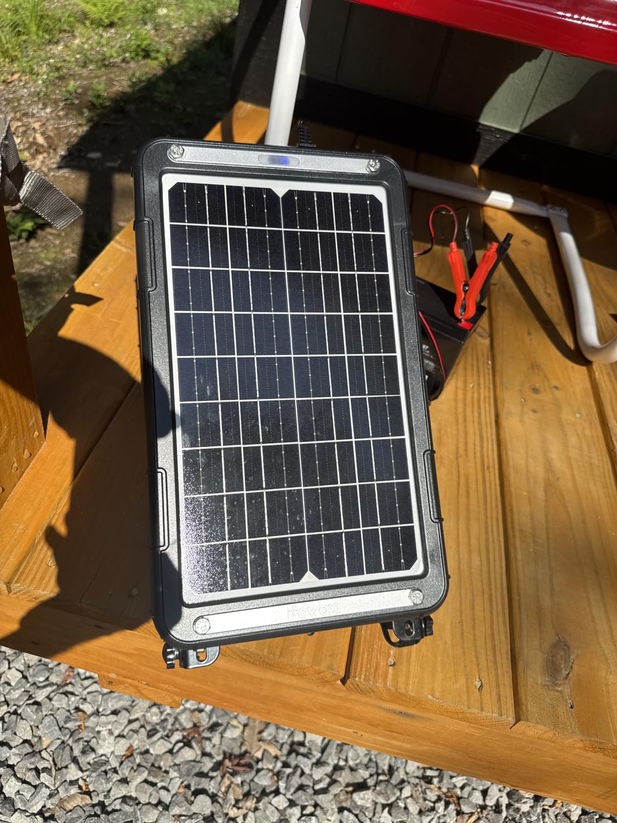 POWOXI 12W 12V Solar Battery Charger Trickle Maintainer Kit for Car customer photo 2