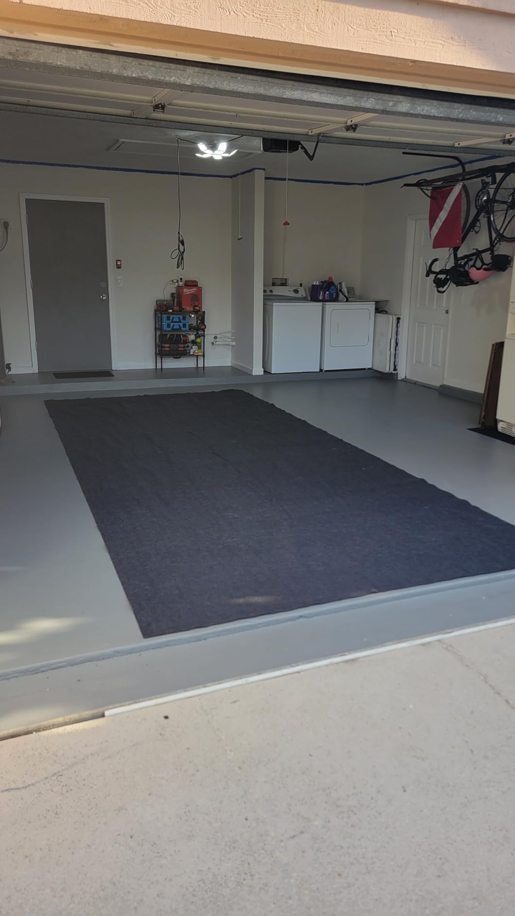 VEVOR Garage Floor Mat for Under Car, 7.4'x17' Shield Against Mud Oil Spill customer photo 2