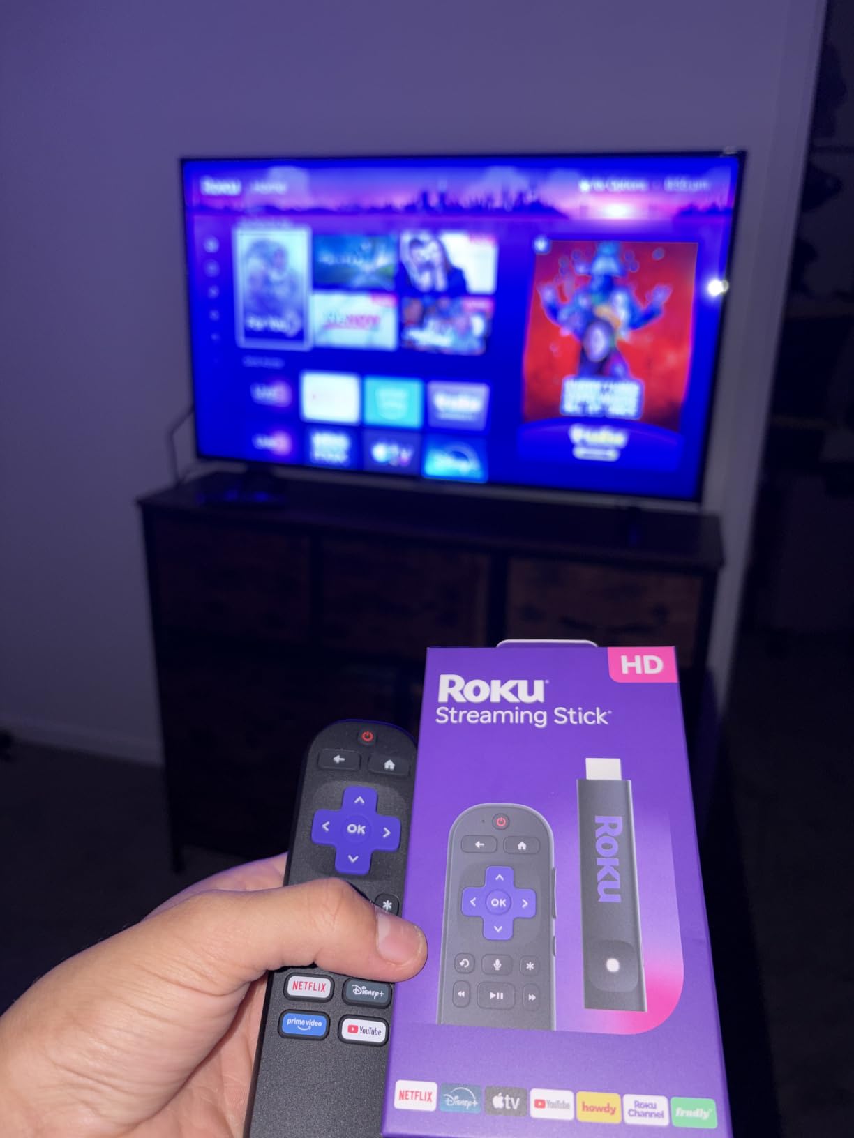 Roku Streaming Stick HD with Voice Remote customer photo 2