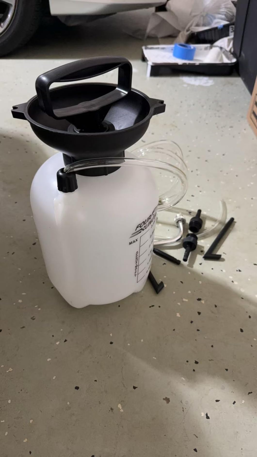 FOUR UNCLES 3L Manual Transmission Fluid Pump Kit with 12 Adapters customer photo 2
