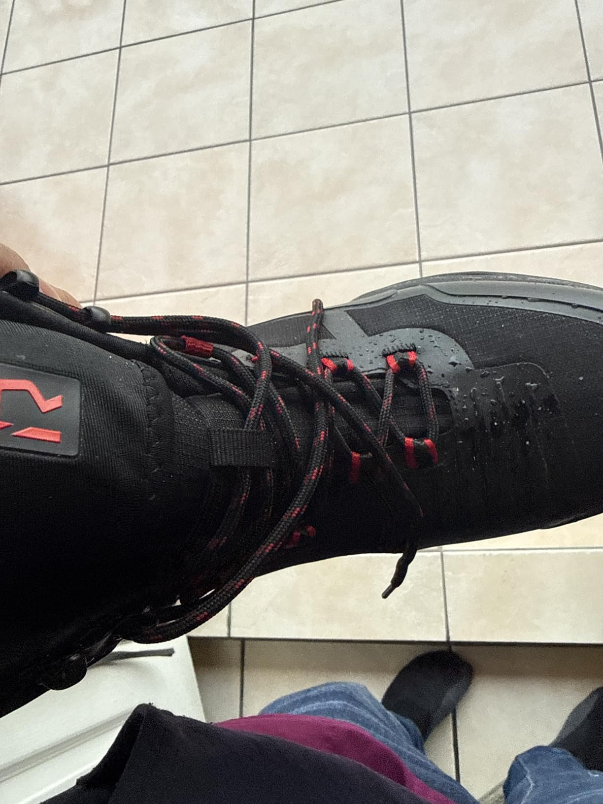RIDEIRON Waterproof Motorcycle Boots, CE Certified Protective Riding Shoes customer photo 1