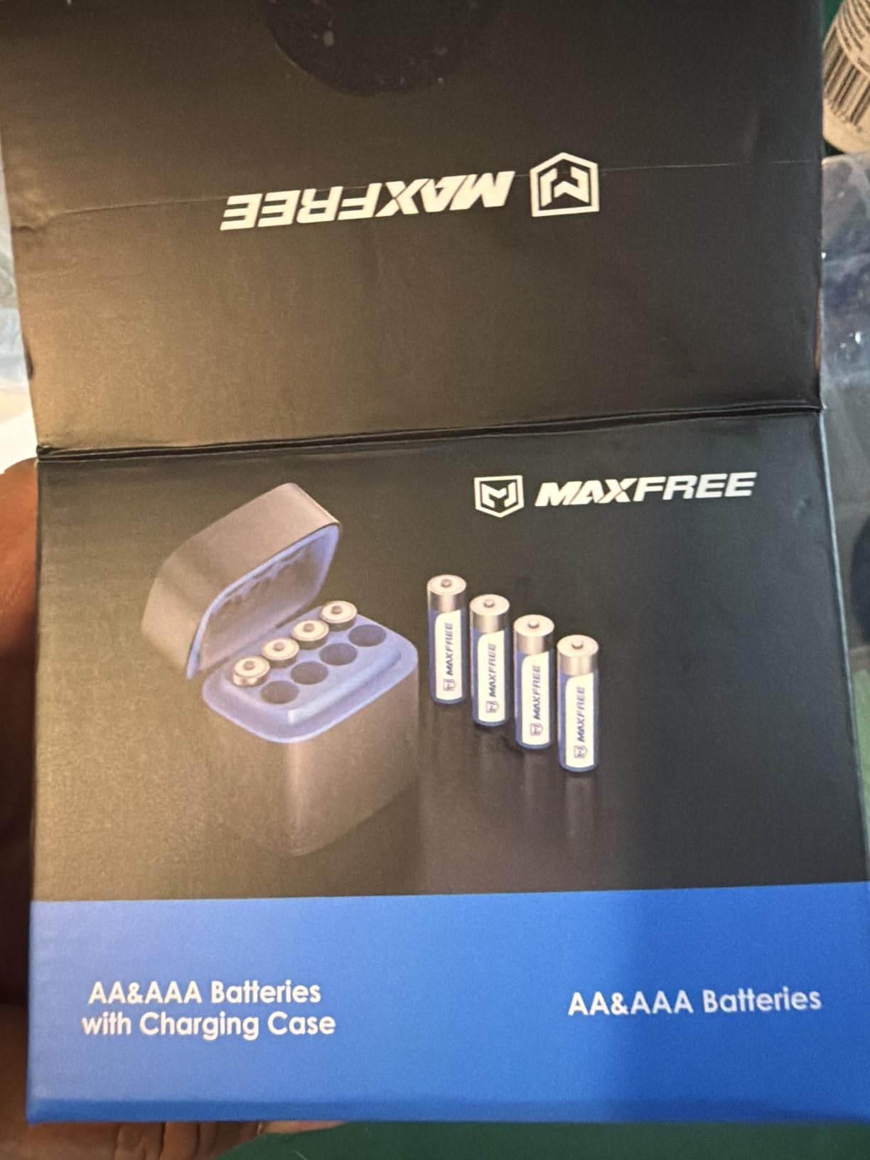 Maxfree Rechargeable AA Batteries Lithium with Charger, 8-Pack 1.5V 3600mWh customer photo 1