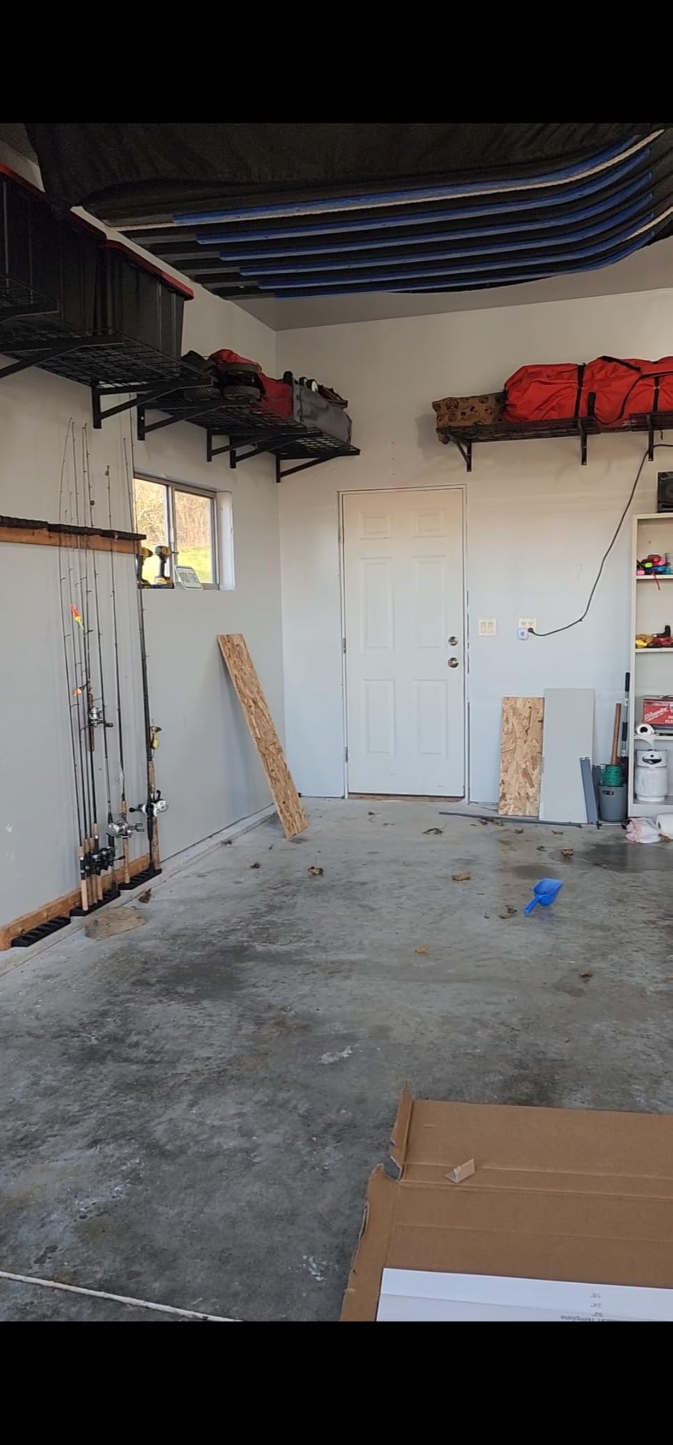 Jusgym 2 Pack Wall Mounted Garage Shelving, 2x3ft, 700lbs Integrated Grid customer photo 2