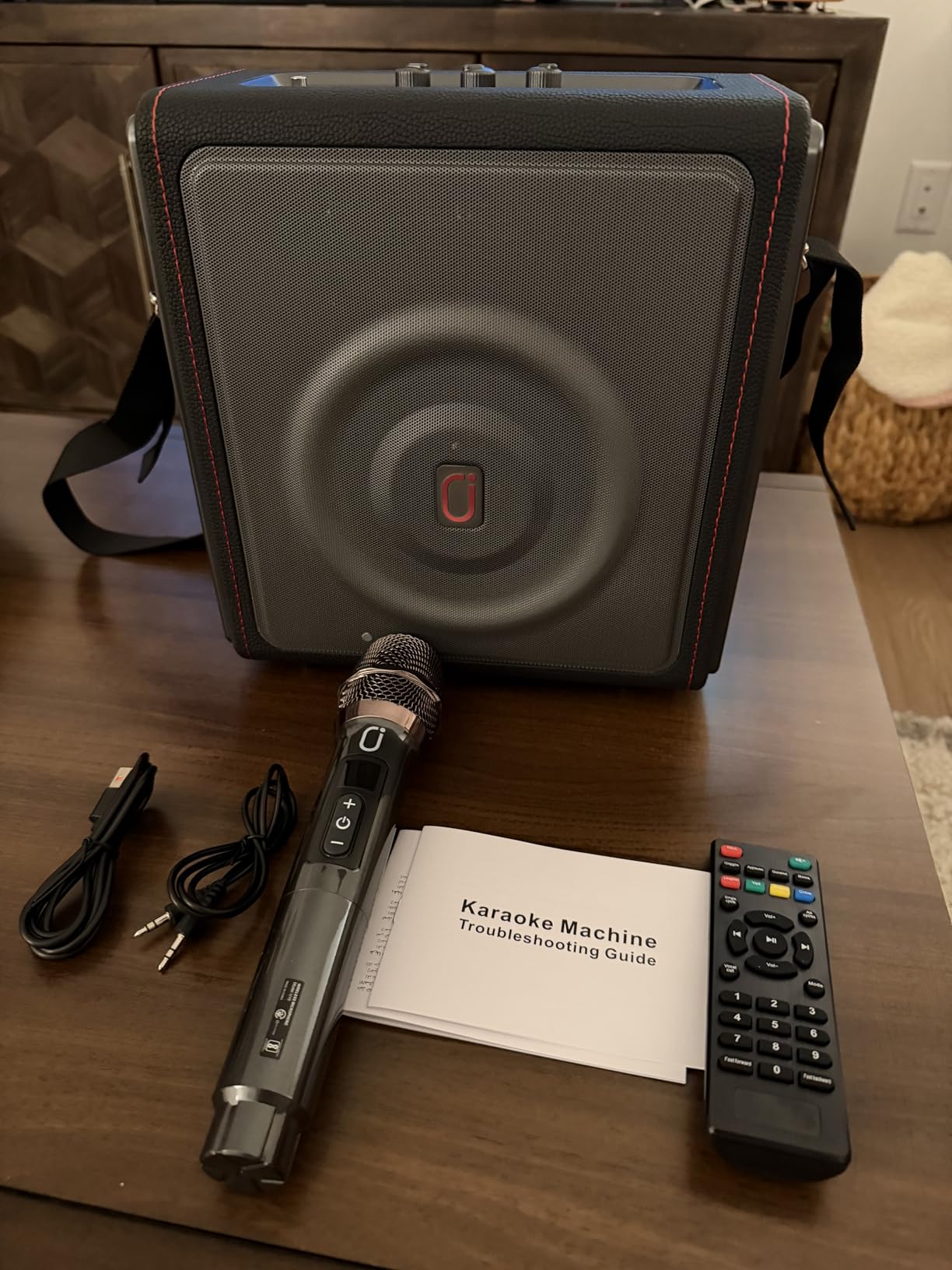 Karaoke Machine for Adults with 3 Wireless Microphones, 300W PA System customer photo 2