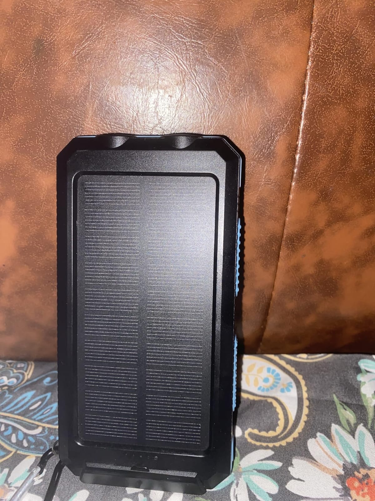 Solar Charger Power Bank 20000mAh Portable Charger with 4 Built-in Cables and USB-C in/Output, Dual Emergency Flashlights, Waterproof Outdoor Battery Pack for Camping, Hiking, Travel, and Storm Prep customer photo 2