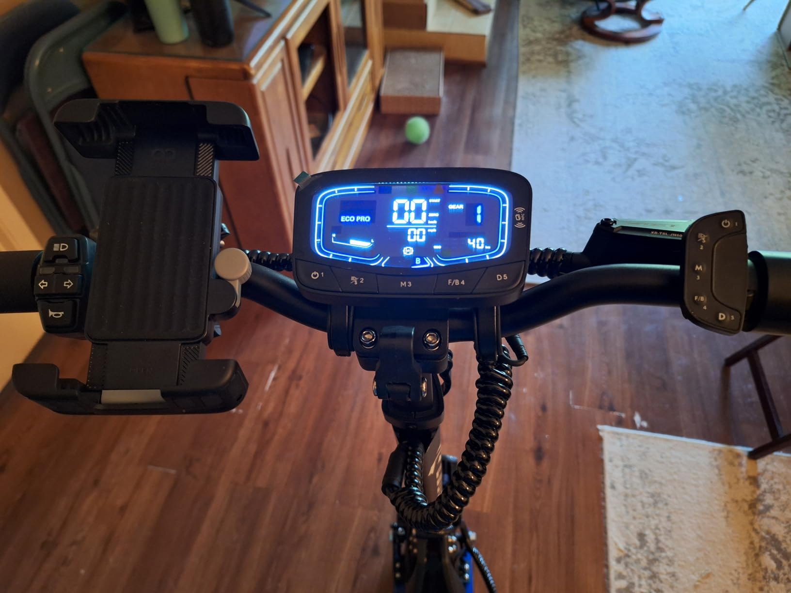 YING LU 3600W Dual Motor Off-Road Electric Scooter for Adults, 45MPH All-Terrain Electric Scooter, Foldable Design with Adjustable Handlebars, 60V 18.2AH Long-Range E Scooter. customer photo 2