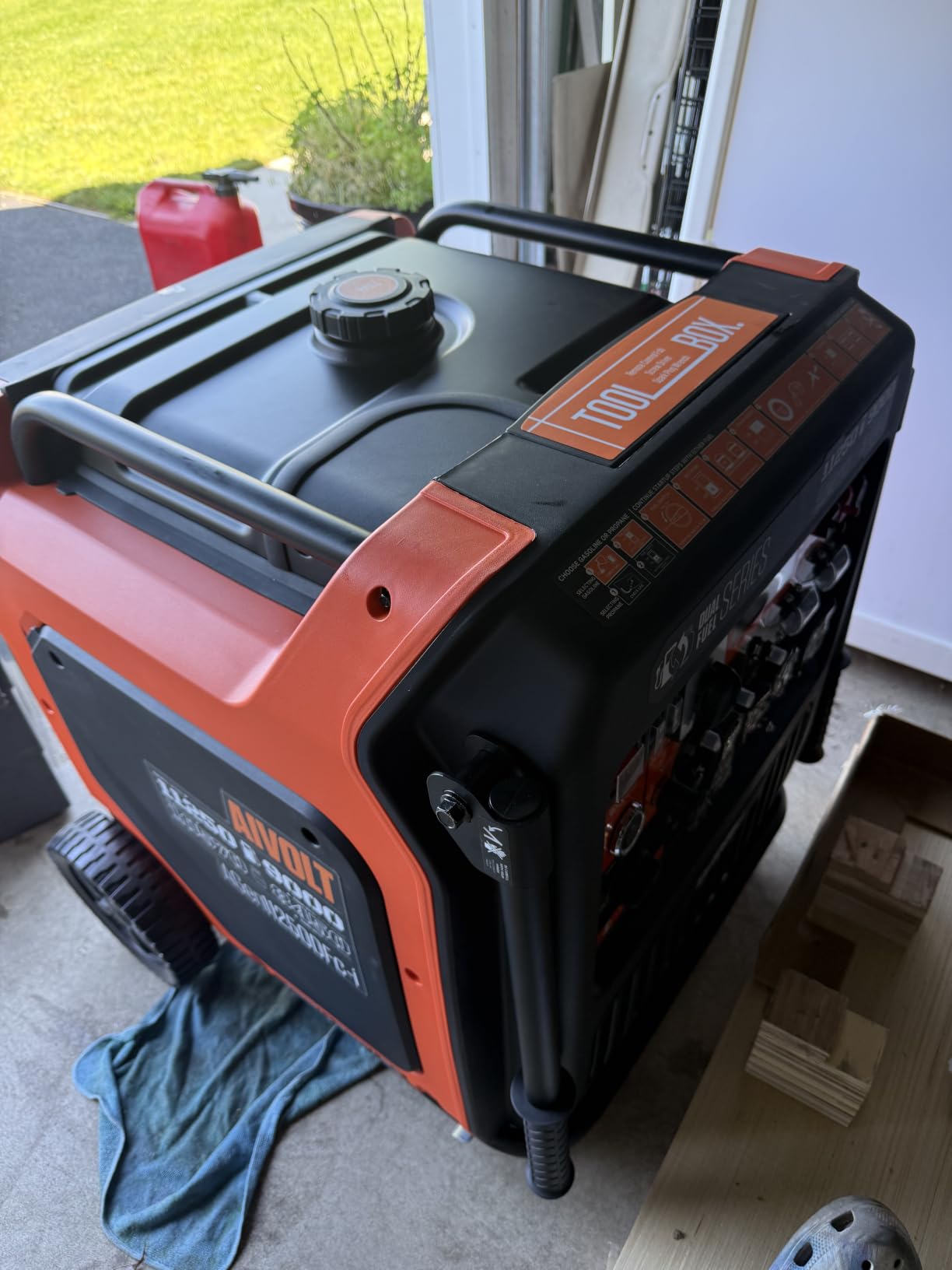 AIVOLT 8000W Dual Fuel Inverter Generator 50A RV Generator customer photo 1