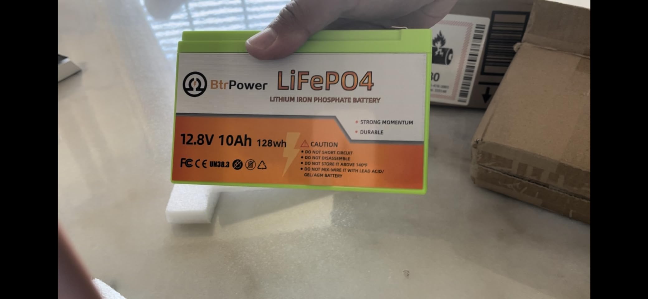 12V 50Ah Trolling Motor LiFePO4 Battery,5000+ Deep Cycle lithium Battery customer photo 2