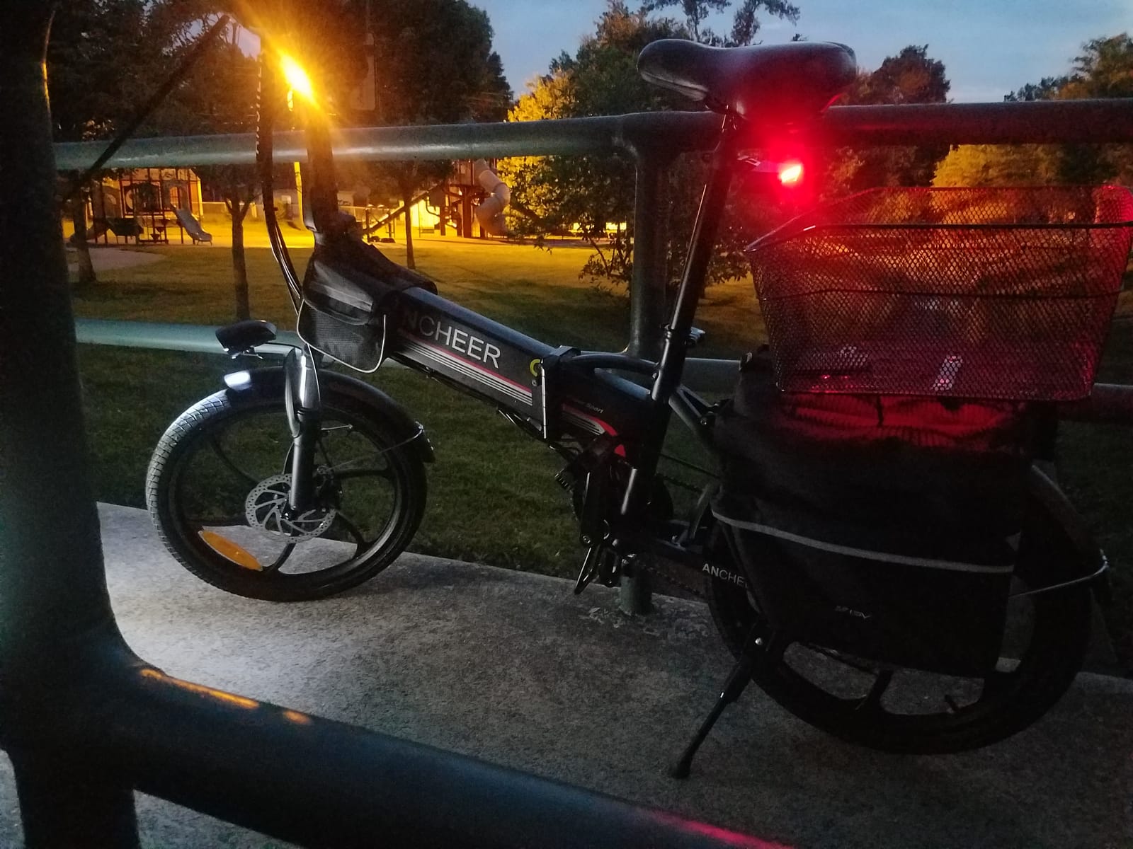 ANCHEER Electric Tricycle for Adults 2 Basket, Peak 1500 Electric Trike customer photo 2