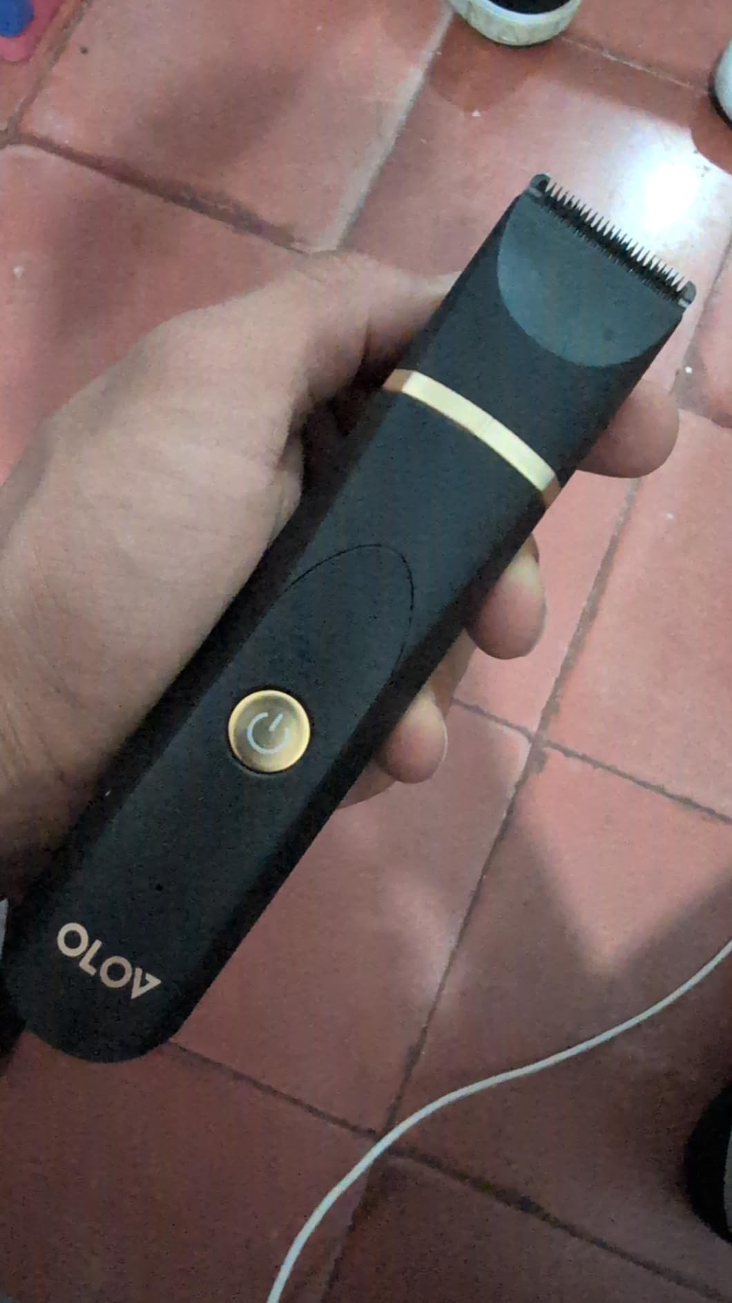 OLOV Electric Body Hair Trimmer - Groin Trimmer for Men - Bikini Trimmer Women - Wet/Dry Shaver Groomer, Replaceable Ceramic Blade Heads, USB Recharge Dock, Waterproof Hygiene Razor, Purple customer photo 1