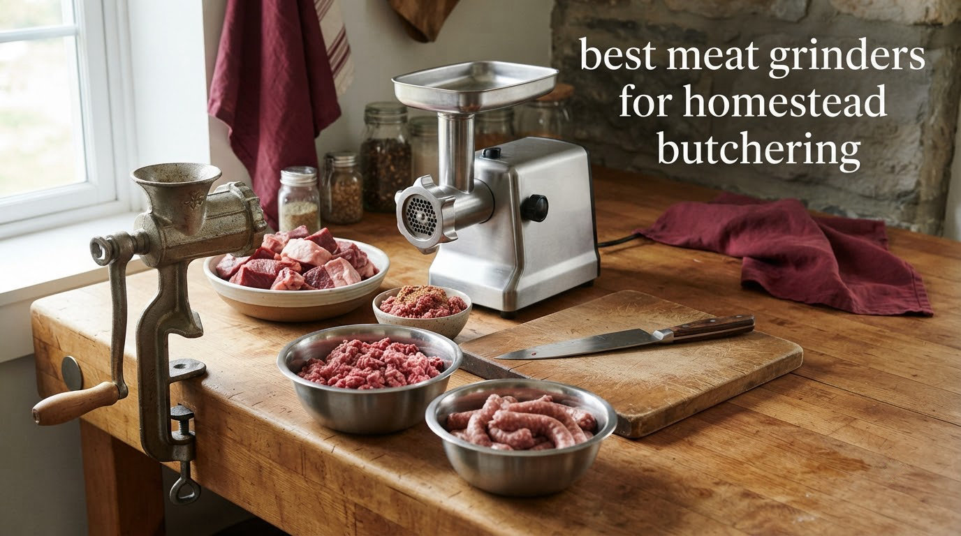 best meat grinders for homestead butchering