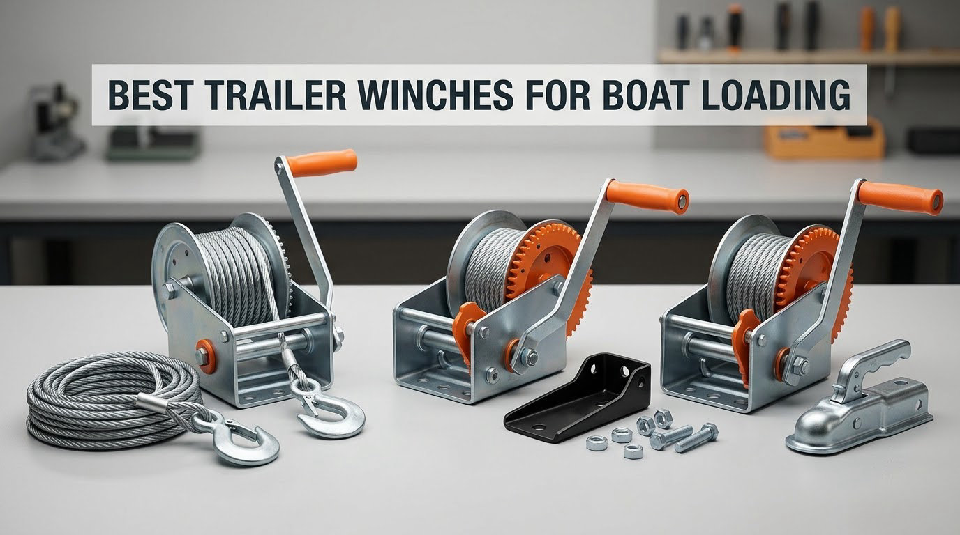 best trailer winches for boat loading