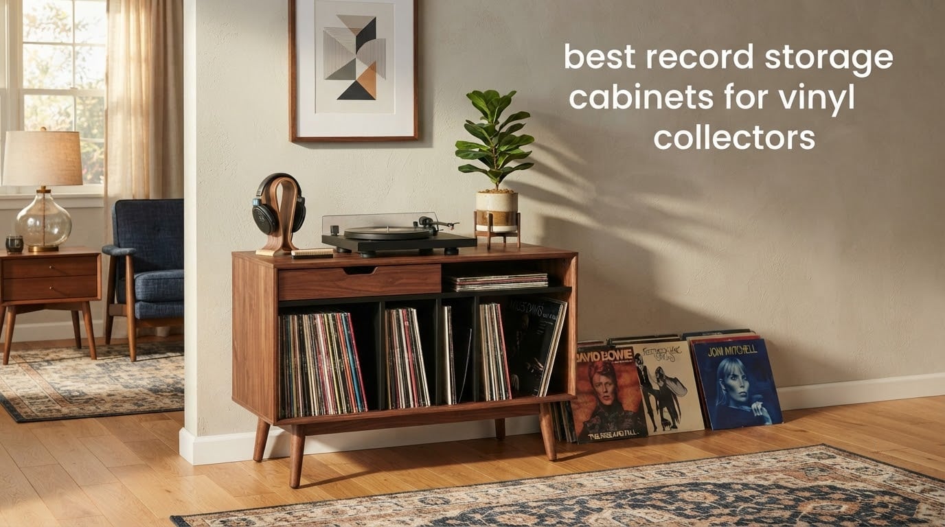 best record storage cabinets for vinyl collectors