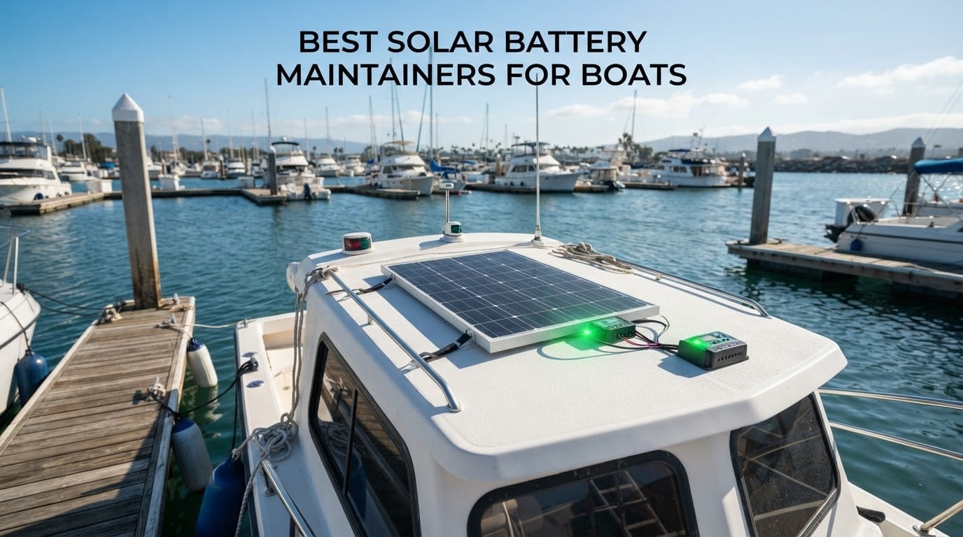 best solar battery maintainers for boats