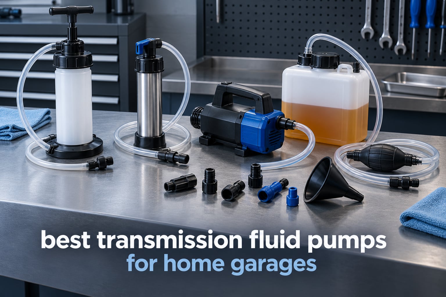 best transmission fluid pumps for home garages