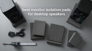 best monitor isolation pads for desktop speakers