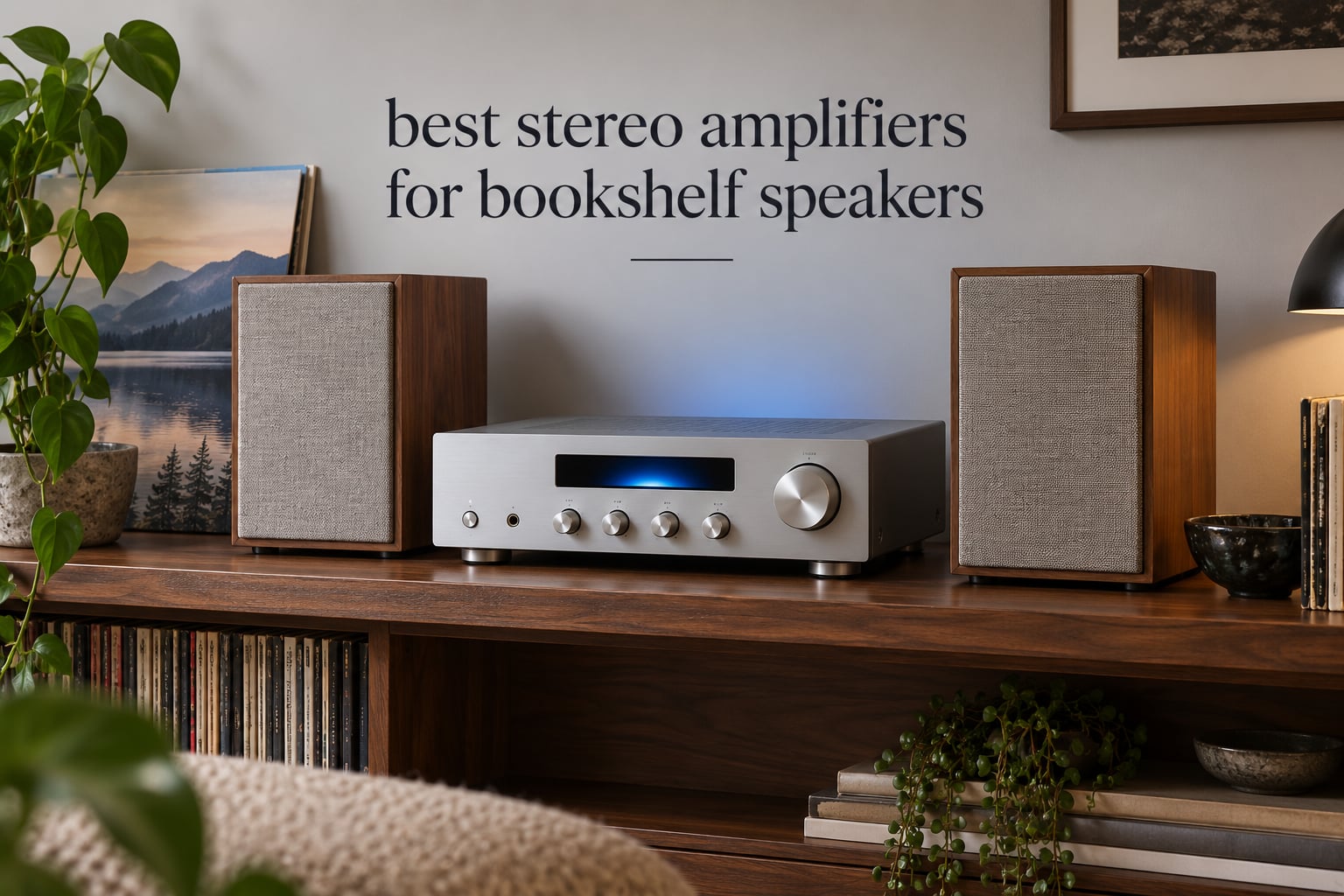 best stereo amplifiers for bookshelf speakers