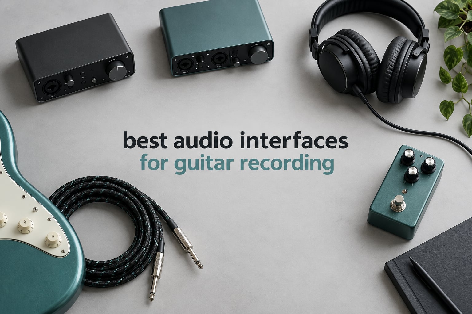 best audio interfaces for guitar recording