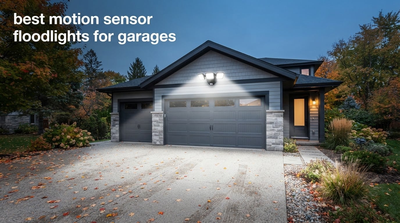 best motion sensor floodlights for garages