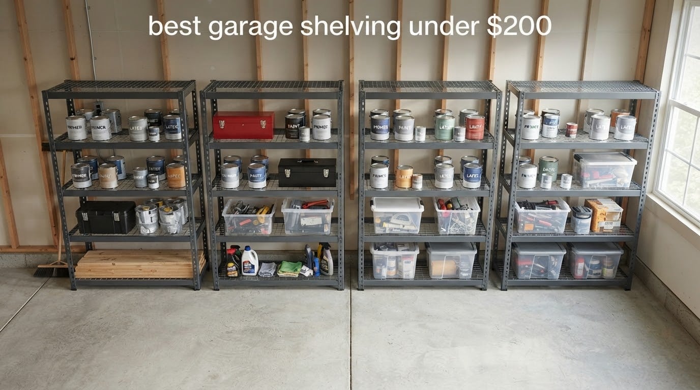 best garage shelving under $200