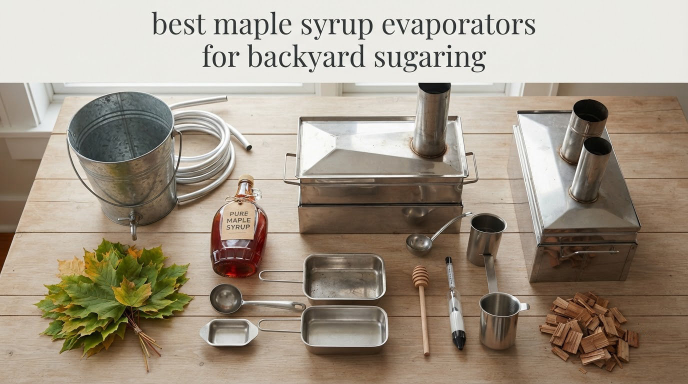 best maple syrup evaporators for backyard sugaring
