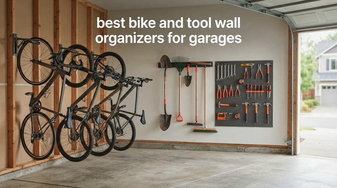 best bike and tool wall organizers for garages