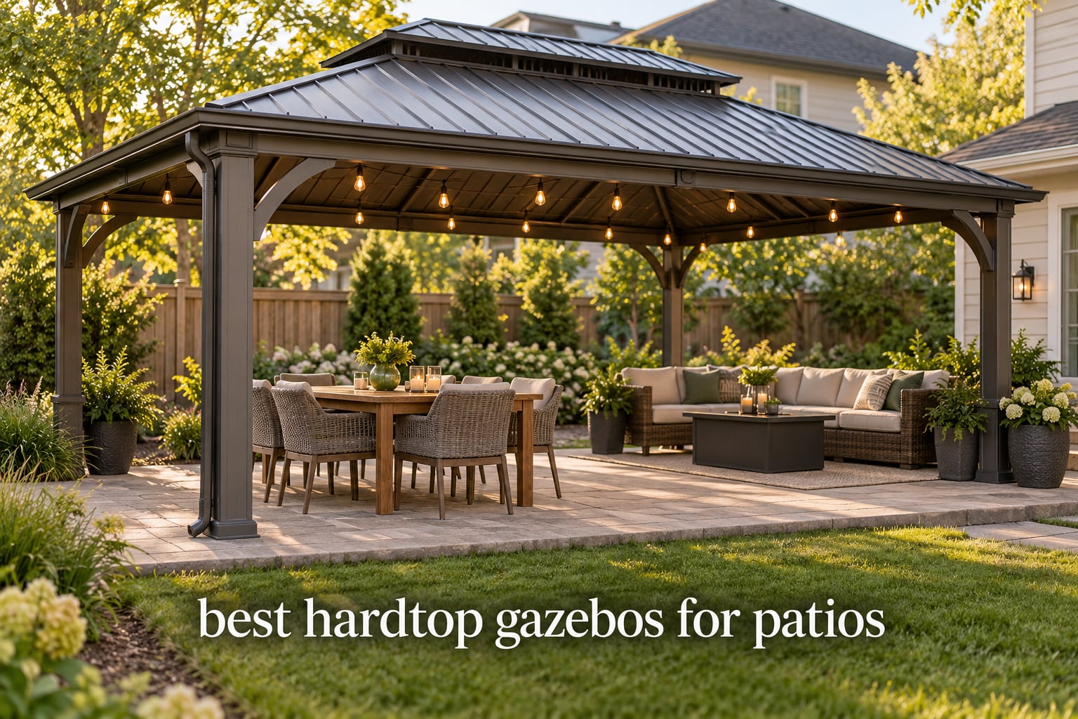 best hardtop gazebos for patios