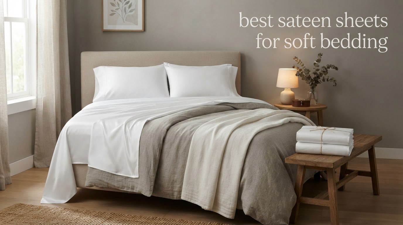 best sateen sheets for soft bedding
