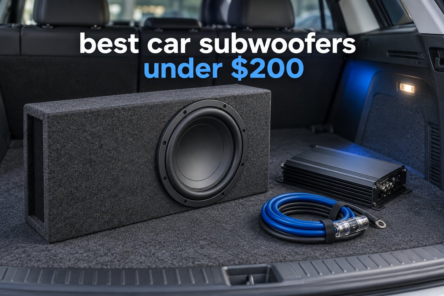best car subwoofers under $200