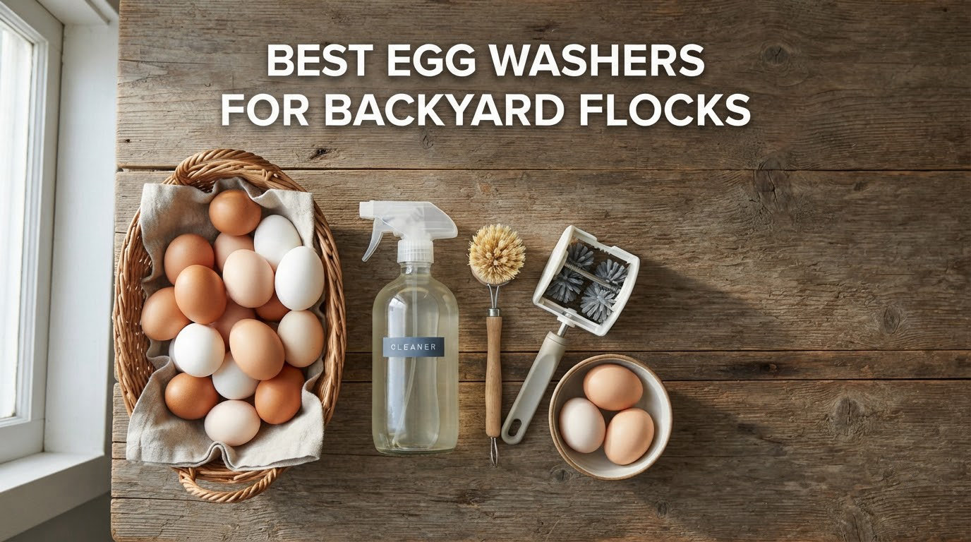 best egg washers for backyard flocks