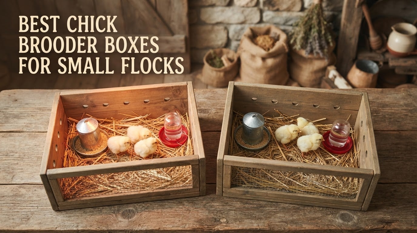 best chick brooder boxes for small flocks