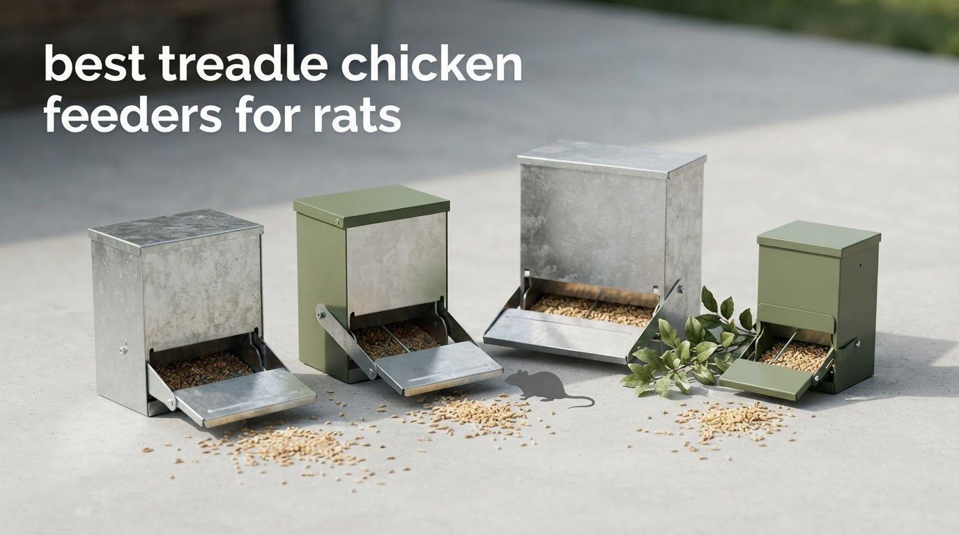 best treadle chicken feeders for rats