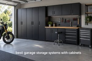best garage storage systems with cabinets