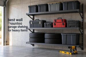 best wall mounted garage shelving for heavy items